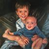 "Parker & Grady" • oil on canvas • 16" x 20"